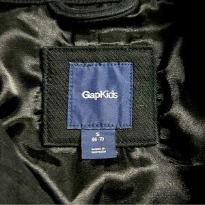 Gap, black coat for girls.